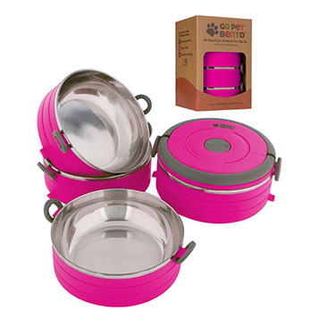 Travel Pet Bento - Pink